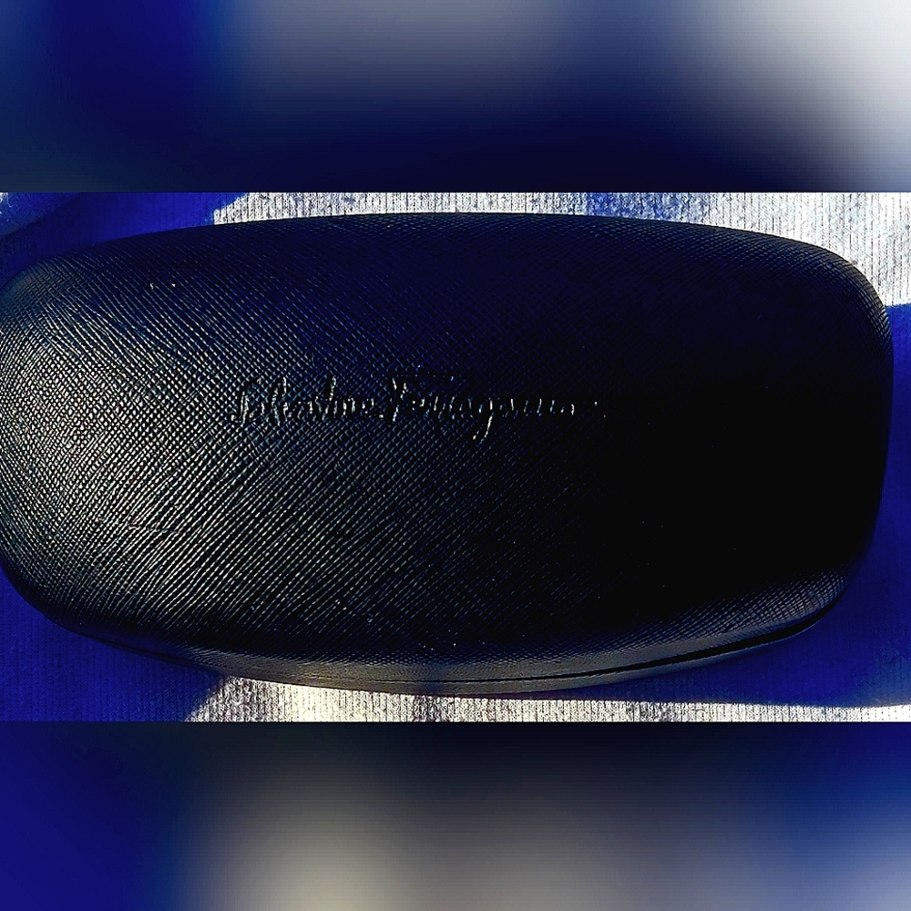 Salvatore Ferragamo Black Textured Case